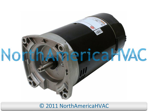 US Motors Nidec Square Flange Pool Spa Pump Motor 3/4 HP Replaces